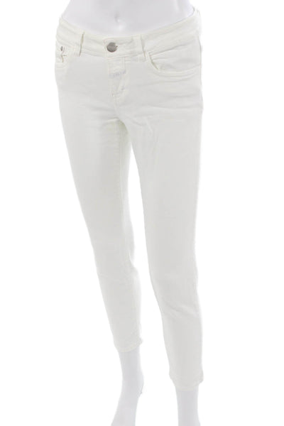 Closed Womens Denim Skinny Capris Jeans White Size 26