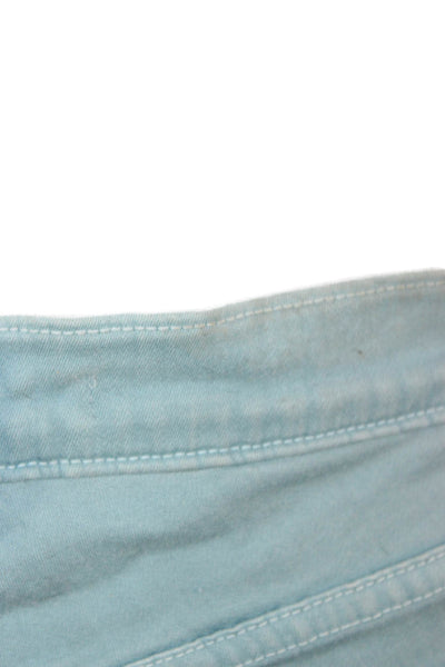 J Brand Christopher Kane Womens Skinny Jeans Light Blue Cotton Elastane Size 26