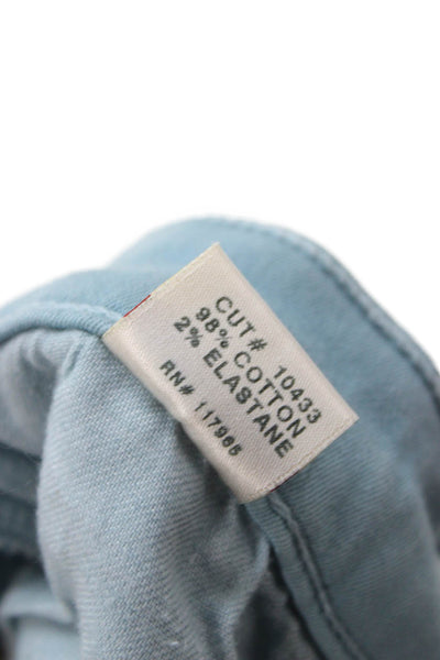 J Brand Christopher Kane Womens Skinny Jeans Light Blue Cotton Elastane Size 26