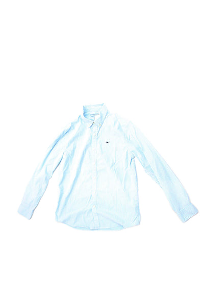 Vineyard Vines Boys Collared Long Sleeves Button Down Shirt Striped Size 12