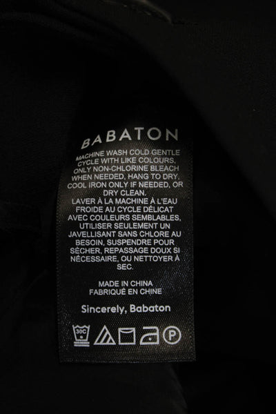 Babaton Womens Mini Wrap Skort Black Size 4