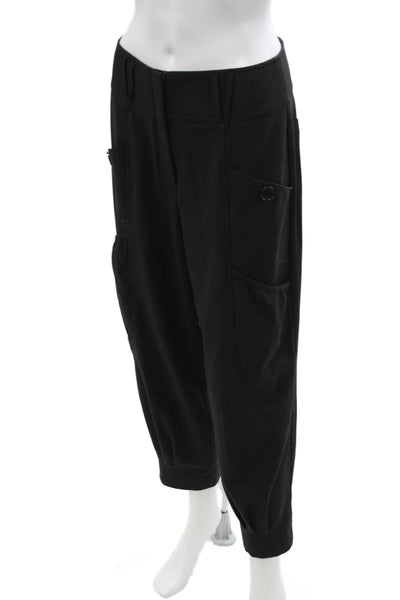 Insight Womens Cropped Cargo Pants Black Size 2