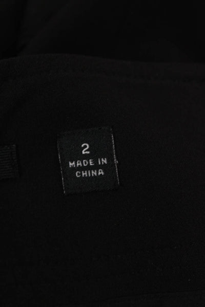 Insight Womens Cropped Cargo Pants Black Size 2