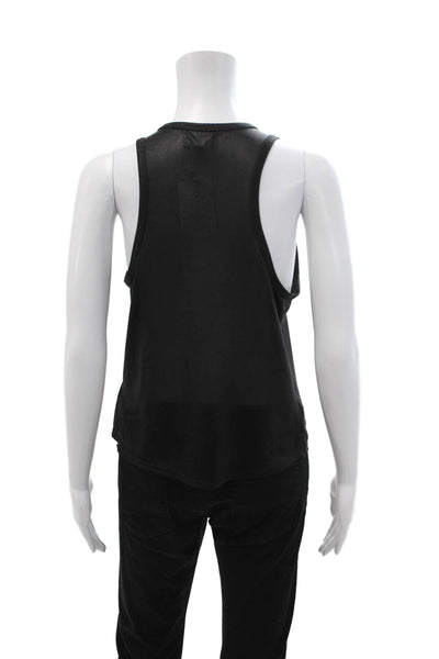 Porridge Anthropologie Women Basic Black Sleeveless Tank Round Neck Size S