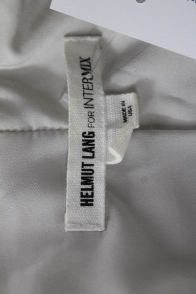 Helmut Lang For Intermix Womens Beige Button Blazer Long Sleeve Size 6