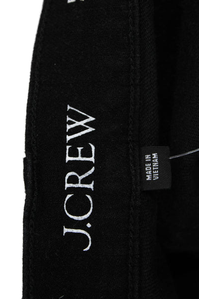 J Crew Women High Rise Black Jeans Button Fly 99% Cotton 90s Size 29