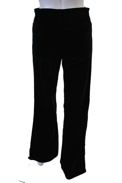 J Brand Womens 90s Black Pants Button Solid Cotton Modal Size 26