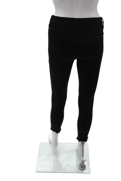 Just Black Womens Ankle Skinny Jeans Black Size 24