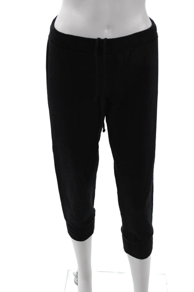 Christina Lehr Unisex Black Pullover Sweatshirt Cotton Crew Neck Size 1