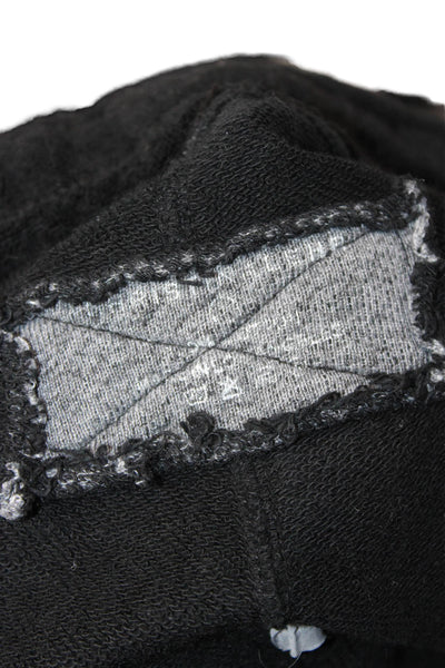 Christina Lehr Unisex Black Pullover Sweatshirt Cotton Crew Neck Size 1