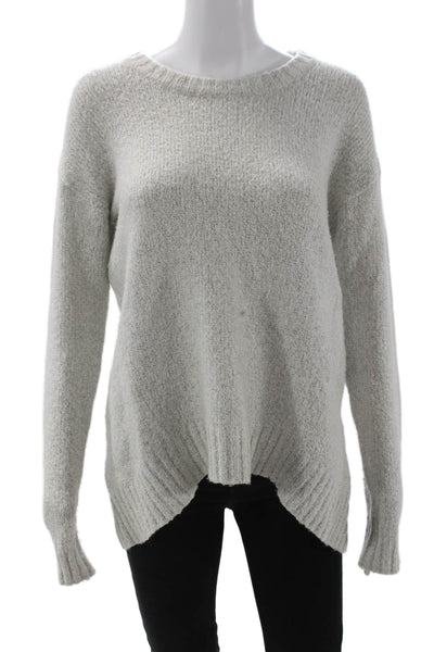 Feel The Piece Unisex Gray Pullover Sweaters Crewneck Long Sleeve Size One Size