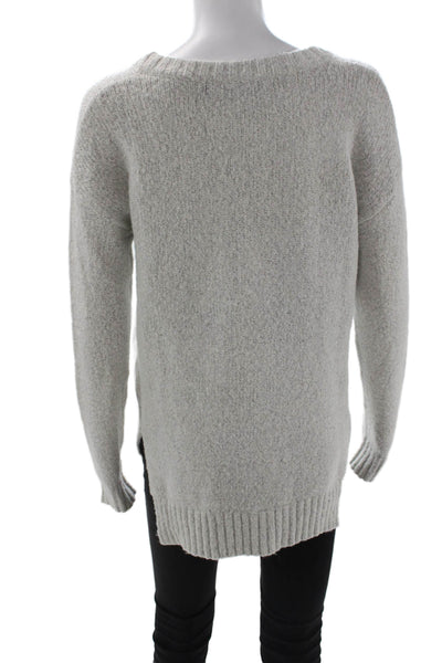 Feel The Piece Unisex Gray Pullover Sweaters Crewneck Long Sleeve Size One Size
