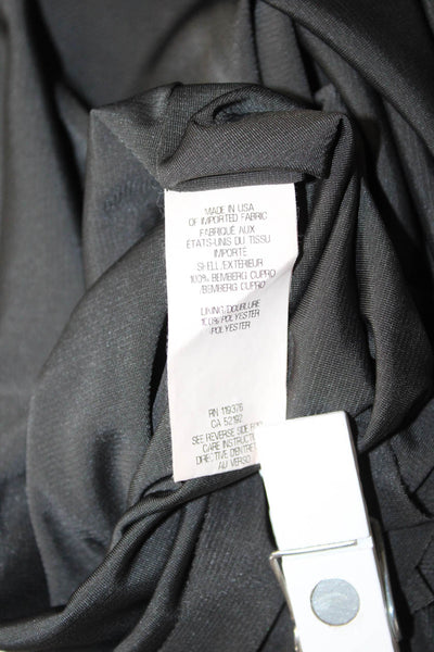 Helmut Lang Womens Bodycon Mini Dress Dark Gray Size PP