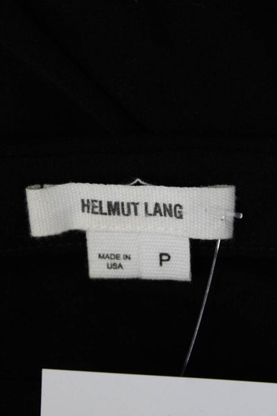 Helmut Lang Women Mini Wrap Skirt Black Viscose Size PP