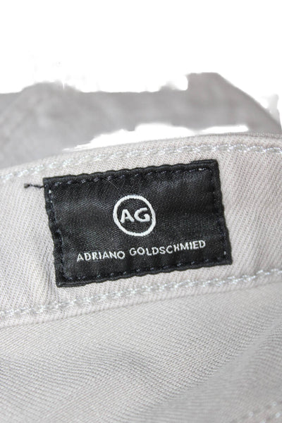 AG Women Ankle Skinny Jeans Gray Button Fly Size 25