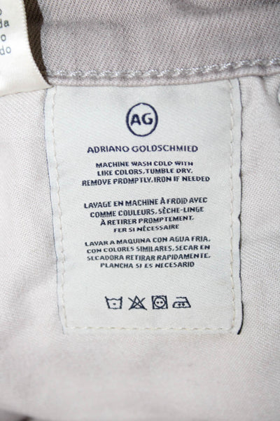 AG Women Ankle Skinny Jeans Gray Button Fly Size 25