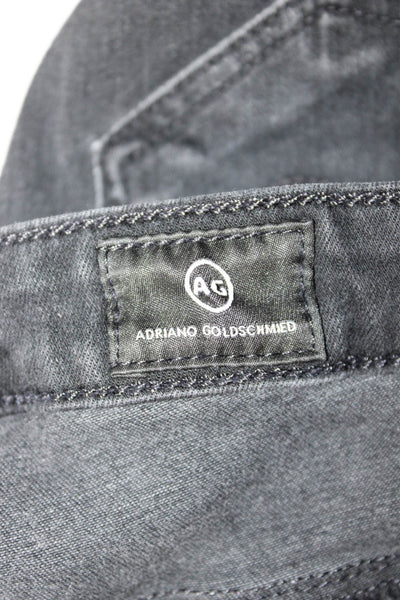 AG Womens Dark Gray Skinny Ankle Jeans Size 25