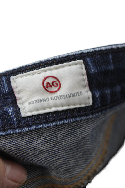 AG-ED Denim Womens Ankle Skinny Jeans Dark Blue Low Rise Size 27