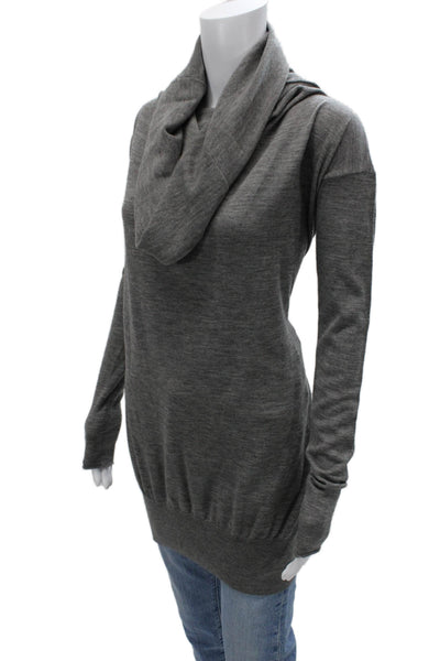Stella McCartney Unisex Gray Turtleneck Pullover Sweater Lana Vergine Size 42