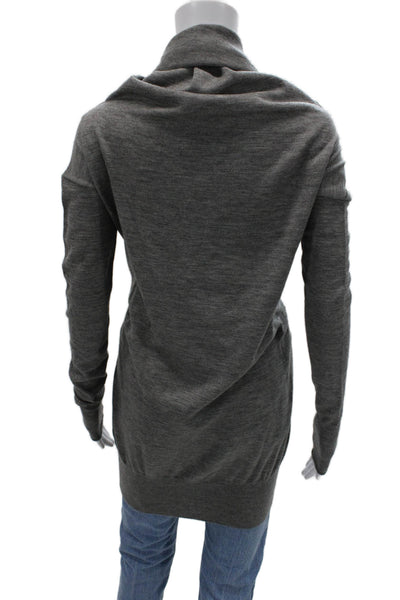 Stella McCartney Unisex Gray Turtleneck Pullover Sweater Lana Vergine Size 42