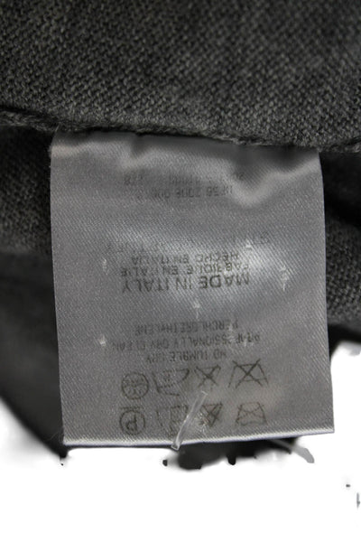 Stella McCartney Unisex Gray Turtleneck Pullover Sweater Lana Vergine Size 42