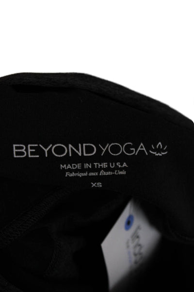 Beyond Yoga Women Ankle Leggings Black Polyester Spandex Size XS