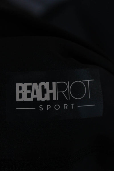 Beach Riot Women Ankle Jeggings Black 75% Polyester 25% Spandex Size XS