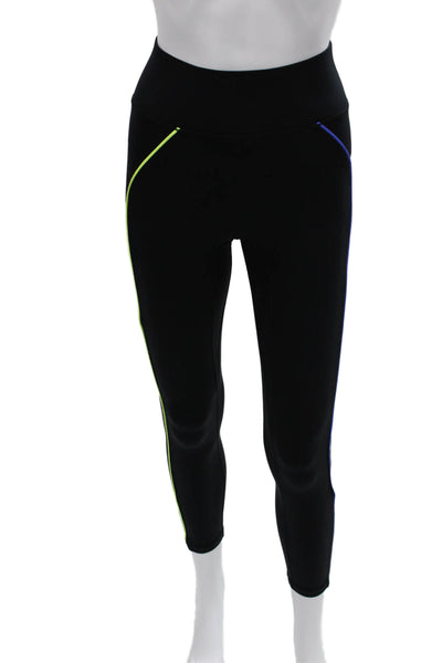 All Access Women Ankle Black Leggings 50% Nylon 50% Spandex Size XS