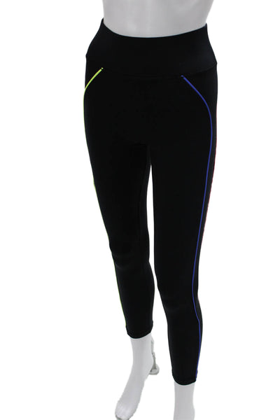 All Access Women Ankle Black Leggings 50% Nylon 50% Spandex Size XS