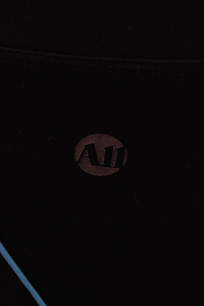 All Access Women Ankle Black Leggings 50% Nylon 50% Spandex Size XS
