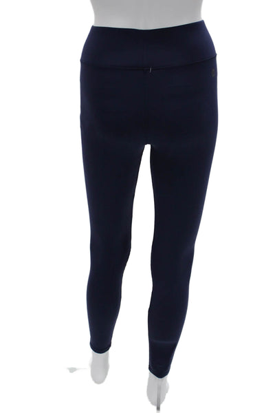 All Access Womens Biker Ankle Leggings Dark Blue Nylon Spandex Size XS