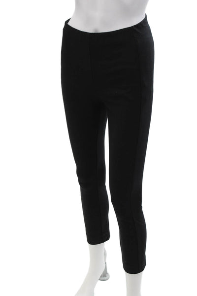 Rag & Bone Women Ankle Cropped Black Pants Zip Size 0