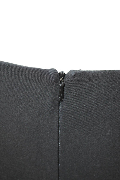 Rag & Bone Women Ankle Cropped Black Pants Zip Size 0