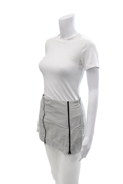 Zara Womens Gray Mini Cargo Skort Polyamide Solid Size XS