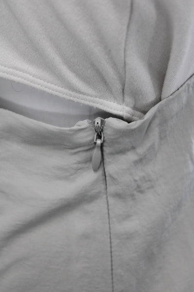 Zara Womens Gray Mini Cargo Skort Polyamide Solid Size XS