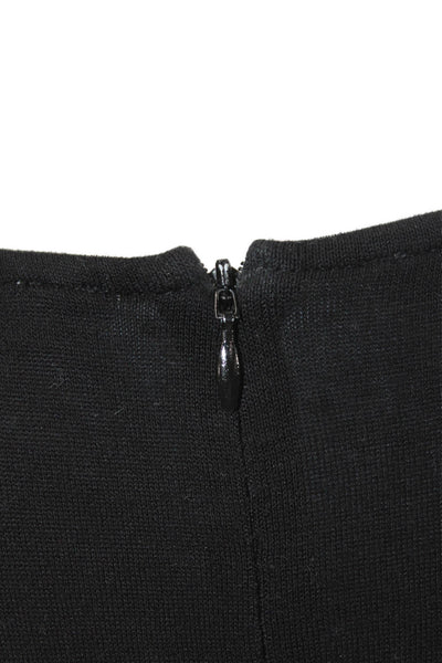 Vince Womens Sheath T-Shirt Dress Black Short Sleeve Crew Neck Size L