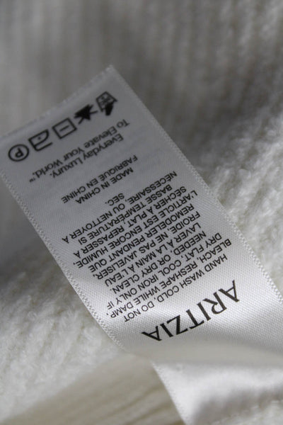 Wilfred Unisex V-Neck White Cardigan Long Sleeve Size 2XS