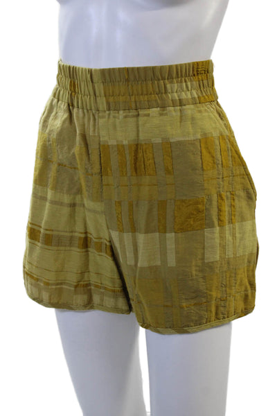 Baum Und Pferdgarten Unisex Bohemian Check Beige Shorts Size S