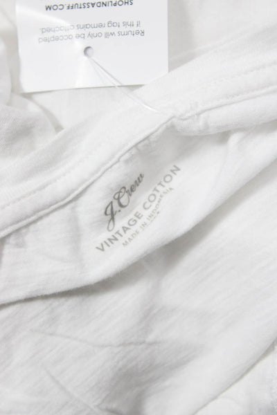 J Crew Womens Basic V-Neck Cotton Short Sleeve T-Shirt Size 2XL