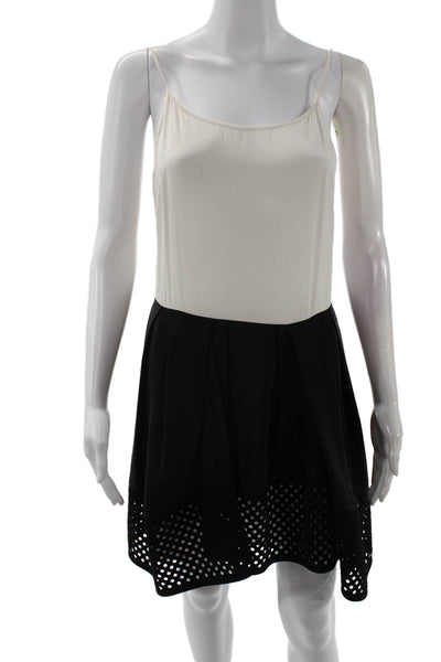 3.1 Phillip Lim Women White Silk Slip Dress Sleeveless Zip Designer Size 6