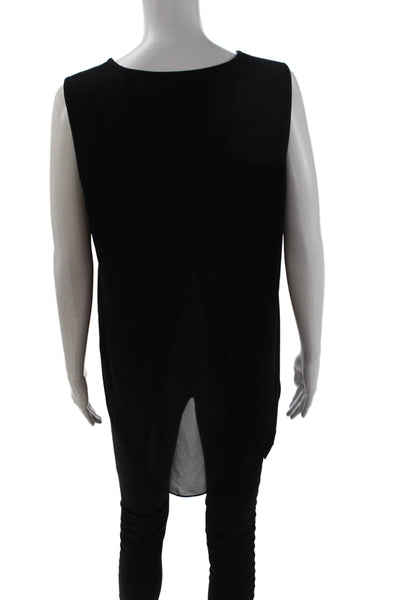Rag & Bone Women Black Basic Sleeveless Tank Size L