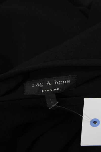 Rag & Bone Women Black Basic Sleeveless Tank Size L