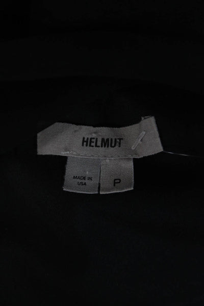 Helmut Lang Womens Black Sleeveless Polyester Blouse Size PP