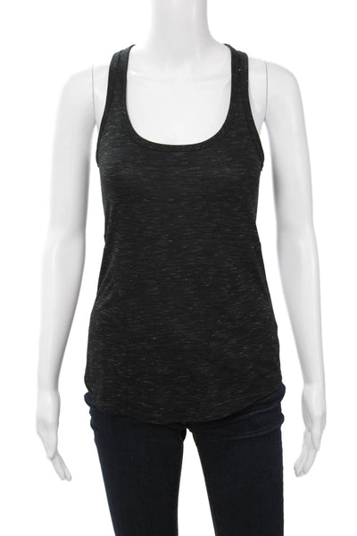 Helmut Lang Womens Black Jersey Tank Round Neck Size PP
