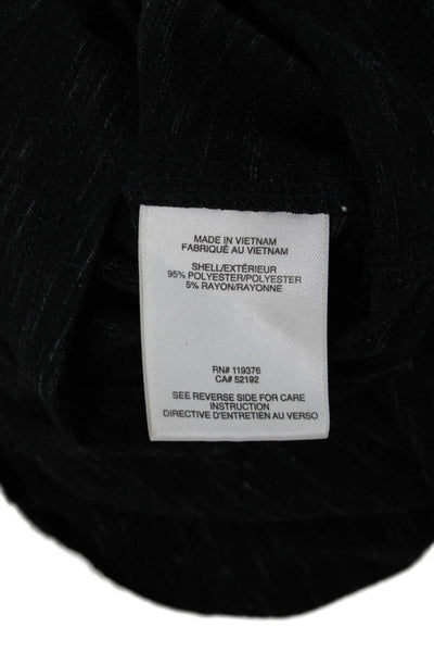 Helmut Lang Womens Black Jersey Tank Round Neck Size PP