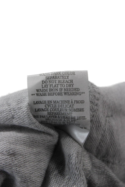 Z Supply Womens Pullover Hoodie Gray Drawstring Long Sleeve Size M