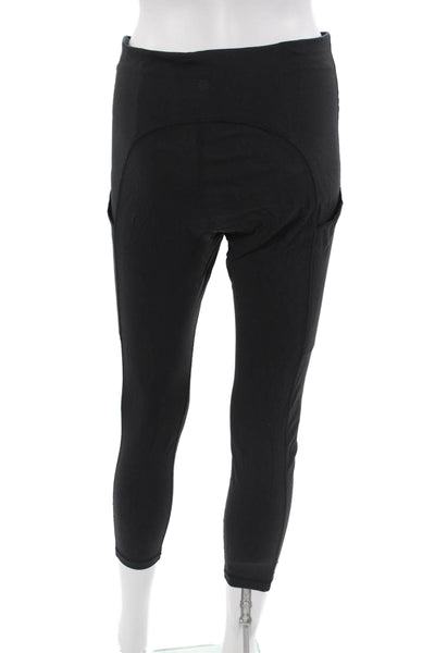 Athleta Womens Cropped Ankle Leggings Black Size M