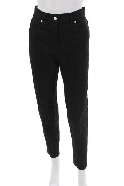 Piazza Sempione Womens Black Ankle Cropped Jeans Size 27