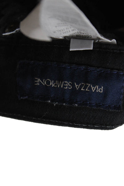 Piazza Sempione Womens Black Ankle Cropped Jeans Size 27