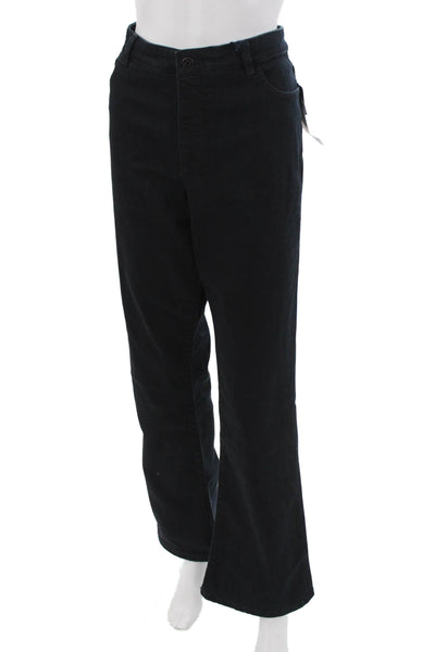 Chaps Women Black Mid Rise Pants 32in Inseam 90s Style Size 14